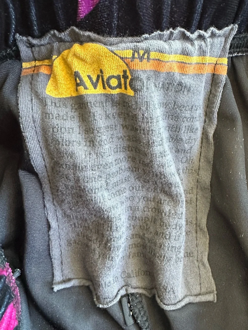 Aviator Nation Black Velvet Hoodie and pants set Multicolor Lightning Bolt